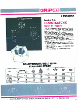 Download the Gripco Countersunk Weld Nuts Brochure