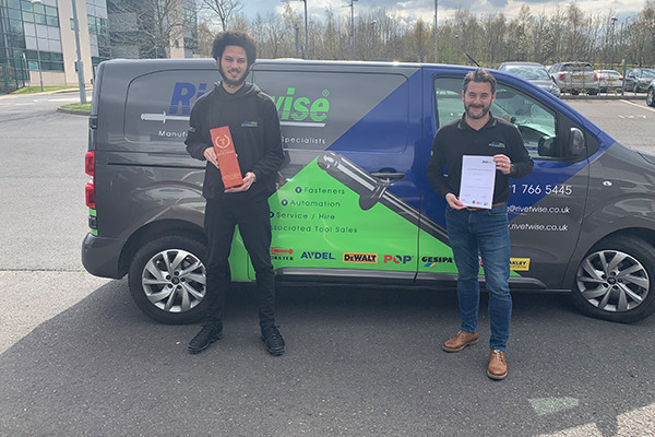 Sales Director Troy celebrates 5 years at Rivetwise!