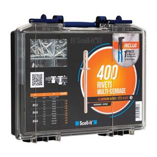 Kit of 400 Assorted Multigrip Rivets Kit of 400 Assorted Multigrip Rivets