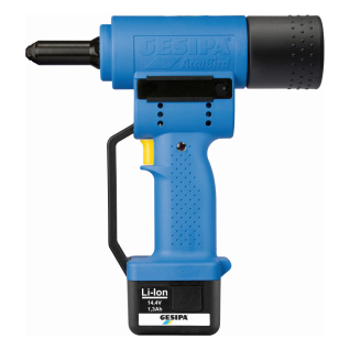 ACCUBIRD - 110V Battery Powered Riveting Tool - Li-Ion ACCUBIRD - 110V Battery Powered Riveting Tool - Li-Ion
