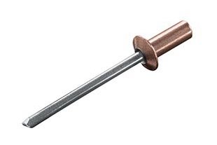 Low Profile Domed Head A2 Stainless Steel Rivets Closed End