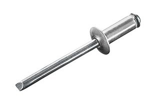 Low Profile Domed Head Steel Rivets Peel