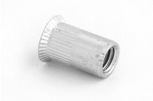 Csk Head Serrated Open End Rivet Nuts - Aluminium Csk Head Serrated Open End Rivet Nuts - Aluminium