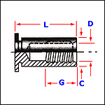 flush fit, female thread, stand off, Hank, clinch, flush, nuts, sheet metal fasteners, sheet metal, fasteners